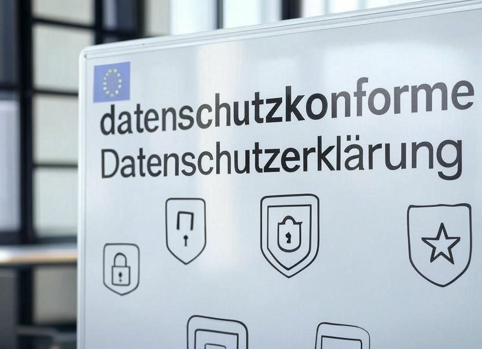 Wie erstellen Sie eine datenschutzkonforme Datenschutzerklärung?